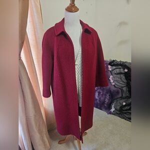 Vintage Red Coat. Size M/L